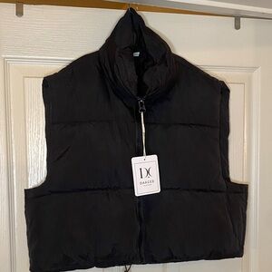 Black Puffer Vest by Daacee